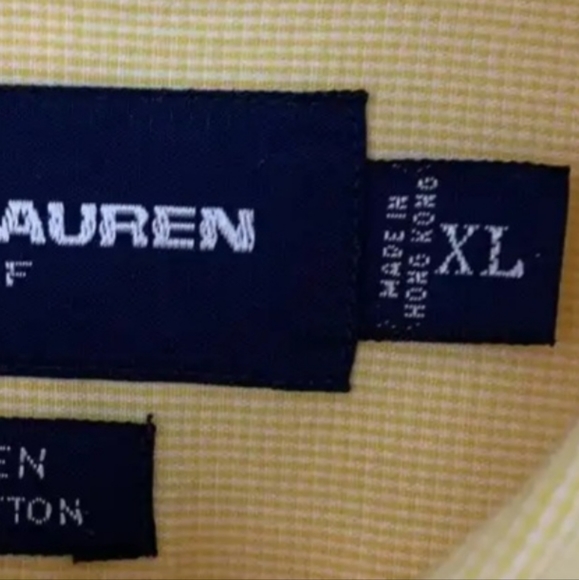 Ralph Lauren Men's Classic Golf Shirt, Size: XL Color: Yellow - Picture 6 of 13